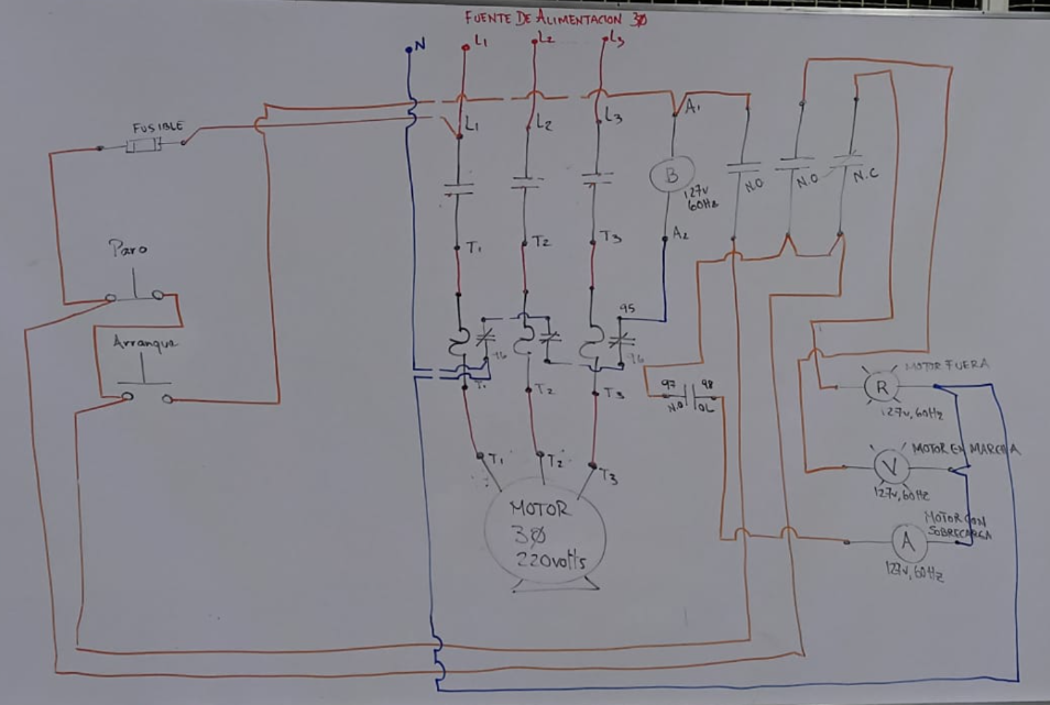 Fuente de Alimentación 3Ø — pizarrón laboratorio